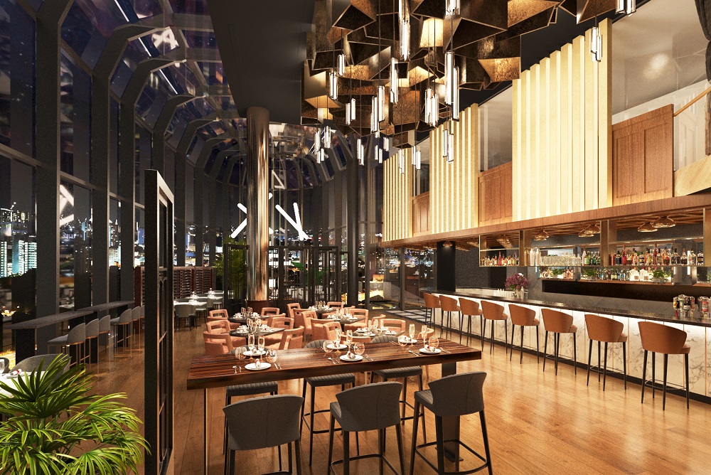 1-Atico is a popular dining place in ION Orchard which offers spectacular views of the city.